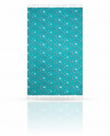 Палантин Женский S20-BUTTFLY/PALE.BLUE